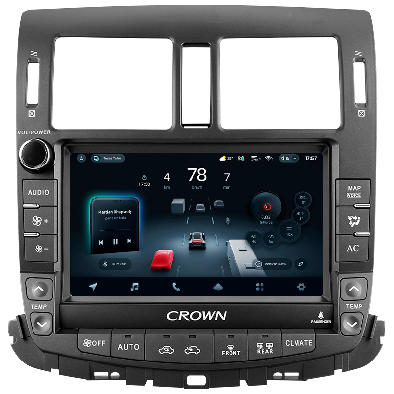 Android head unit Teyes CC4 Pro 12+256 Gb Toyota Crown 13 S200 2008-2012 (B) 9" 2k (L2)