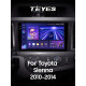 Android head unit Teyes CC3 6+128 Gb with 360° surround view° Toyota Sienna 3 XL30 2010 - 2014 9" 2k