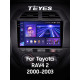 Android head unit Teyes CC3 6+128 Gb with 360° surround view° Toyota RAV4 2 CA20 CA20W XA20 2000 - 2003 (F3) 9" 2k