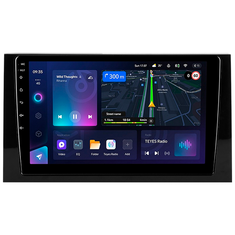 Android head unit Teyes CC3L 4+32 Gb Toyota Avalon 5 XX50 (Left hand driver) 2022-2023 10"