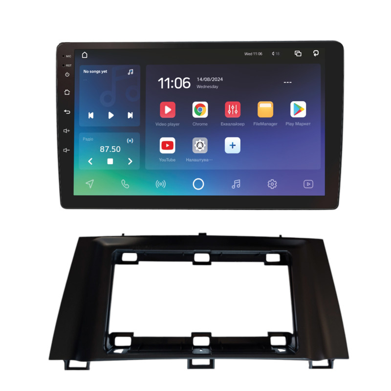 Android head unit SIGMA X9464 ANDROID 10 4+64 Gb 4G DSP Toyota SOLARA 2007 9"
