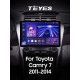 Fest eingebaute Radioanlage Teyes CC3 6+128 GB für Toyota Camry 7 (XV50, 55, 2011–2014, Baujahr B), 11 Zoll, 2K.