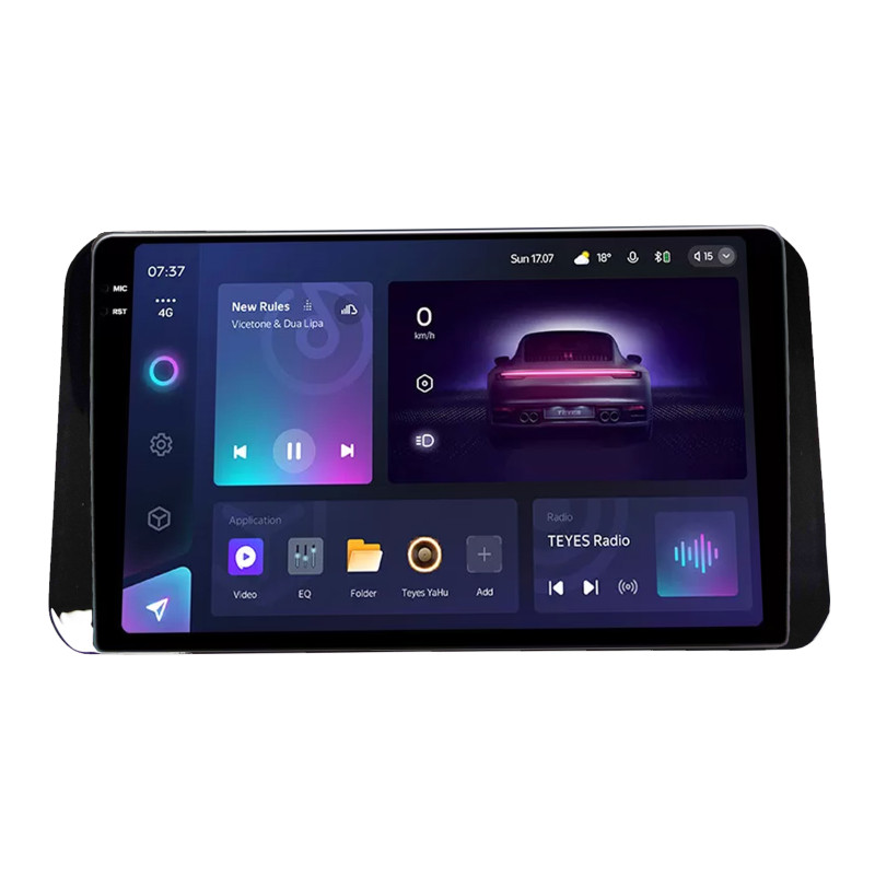 Android head unit Teyes CC3 4+32 Gb Toyota YARIS 2023 UV Black 9" 2k