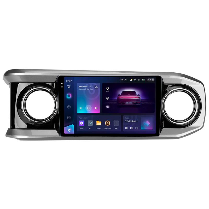 Android head unit Teyes CC3 6+128 Gb Toyota Tacoma N300 2015-2023 (F2) 10" 2k