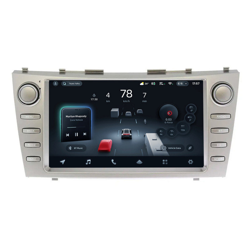 Magnetófono de stock Teyes CC4 Pro 8+128 GB Toyota Camry 6 XV 40 50 (2006-2011) versión antigua con botón, 9