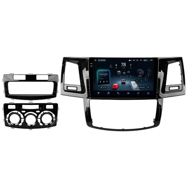 Android head unit Teyes CC4 Pro 8+128 Gb Toyota Fortuner 1 AN50 AN60 HILUX Revo Vigo (F1) 2008-2014 9" 2k (L1)