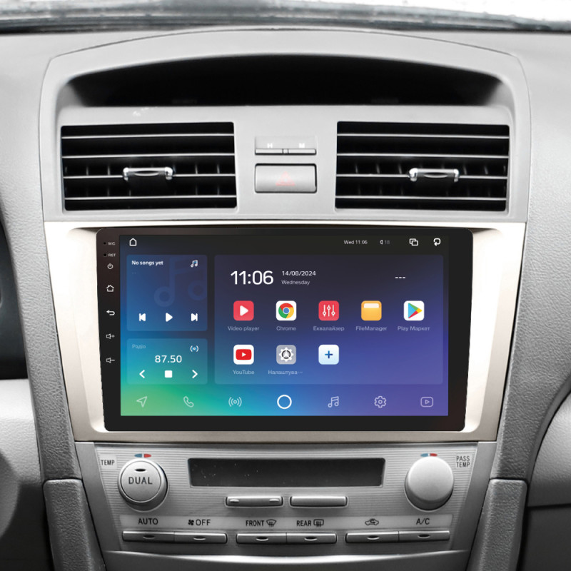 Android head unit SIGMA PRO 9464 ANDROID 10 4+64 Gb 4G DSP Toyota Camry 6 XV 40 50 2006-2011 (F1) 9"