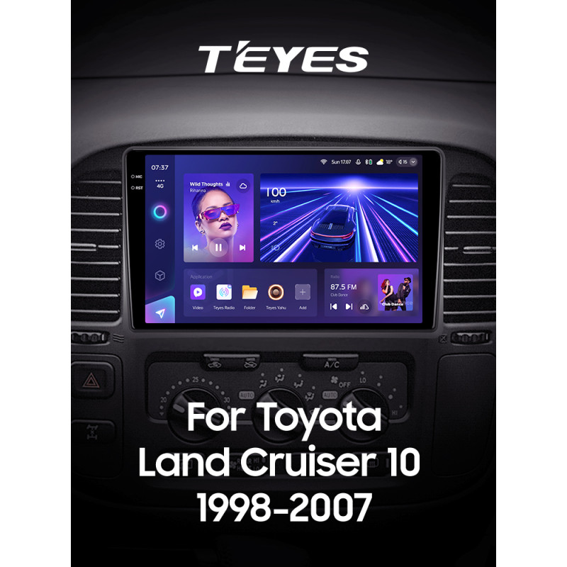 Magazynofon Teyes CC3 4+64 GB do Toyoty Land Cruiser 10 (J100, 100, 1998–2007), 9