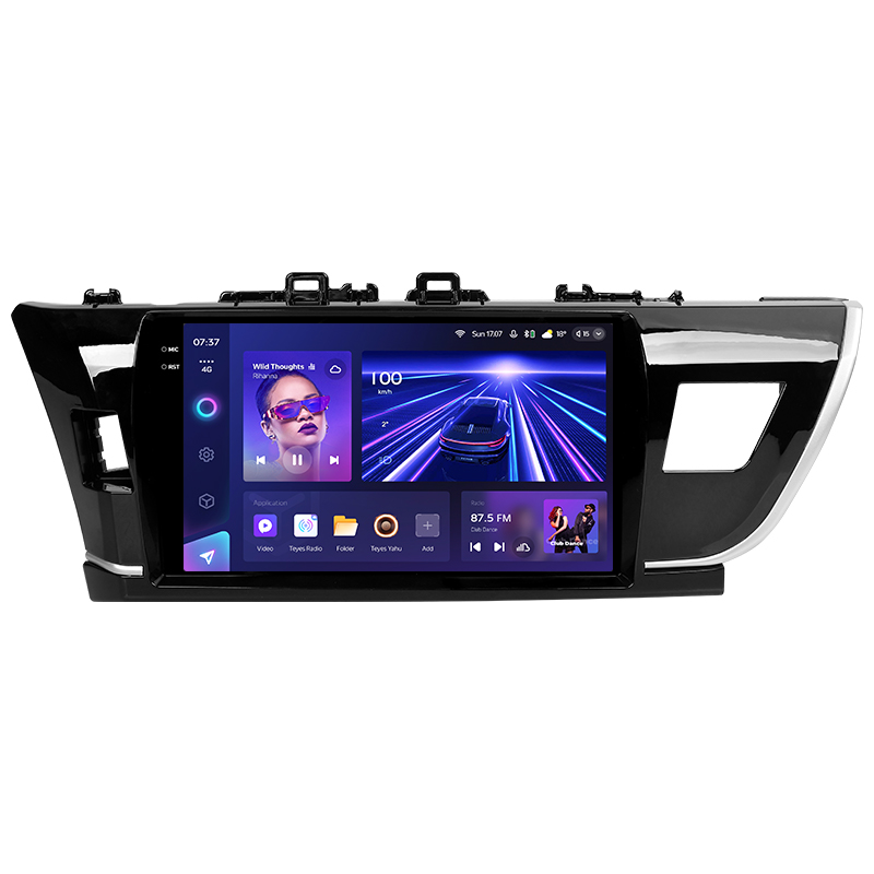 Štátní magnetofon Teyes CC3 6+128 GB s kruhovým pohledem 360° pro Toyota Corolla (Middle East, 2013–2017, typ A), 10