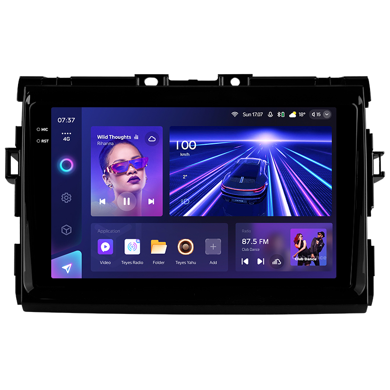 Stamm-Magnetophon Teyes CC3 4+32 GB Toyota Previa XR50 2006–2019, 9