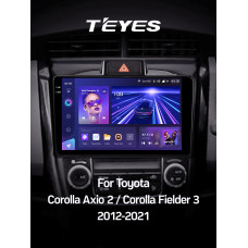 Android head unit Teyes CC3 6+128 Gb Toyota Corolla Axio 2 Fielder 3 E160 2012-2021 9" 2k