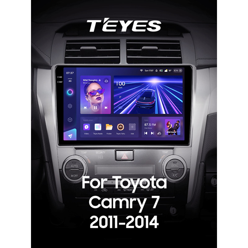Festplatten-Magnetophon Teyes CC3 4+32 GB für Toyota Camry (XV50, 55, 2011–2014, B) – 10