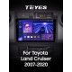 Magnetófono de fábrica Teyes CC3 6+128 GB para Toyota Land Cruiser 70 Series LC 79 (2007–2020), pantalla de 9