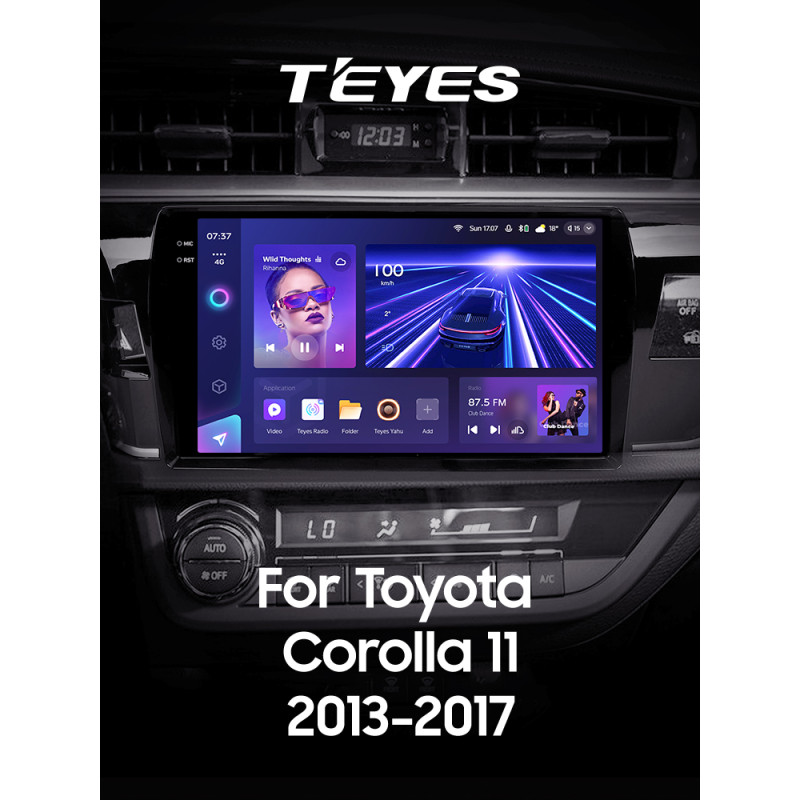 Magazynofon Teyes CC3 4+64 GB do Toyoty Corolla (E120) 2013-2017 (wersja Bliskiego Wschodu) 10