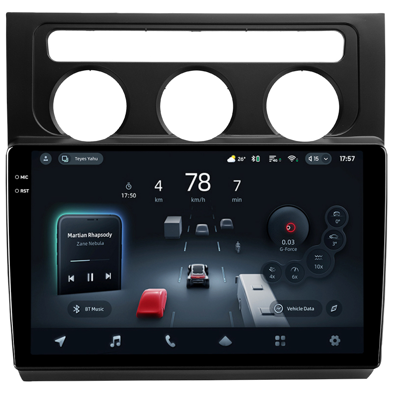 Android head unit Teyes CC4 Pro 12+256 Gb Volkswagen Touran 1 2003-2010 (F2) 10" 2k