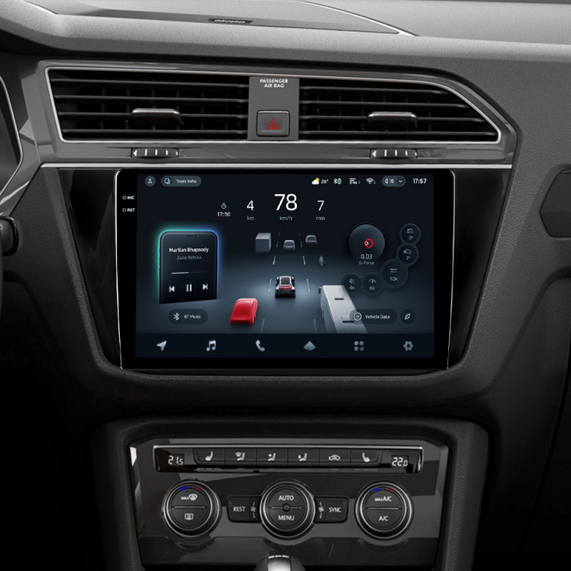 Android head unit Teyes CC4 Pro 8+128 Gb Volkswagen Tiguan 2 Mk 2016-2022 (A) 10" 2k