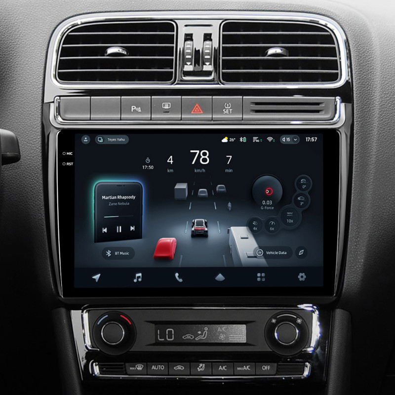 Android head unit Teyes CC4 Pro 8+128 Gb Volkswagen POLO 5 (F1) 2008-2020 9" 2k