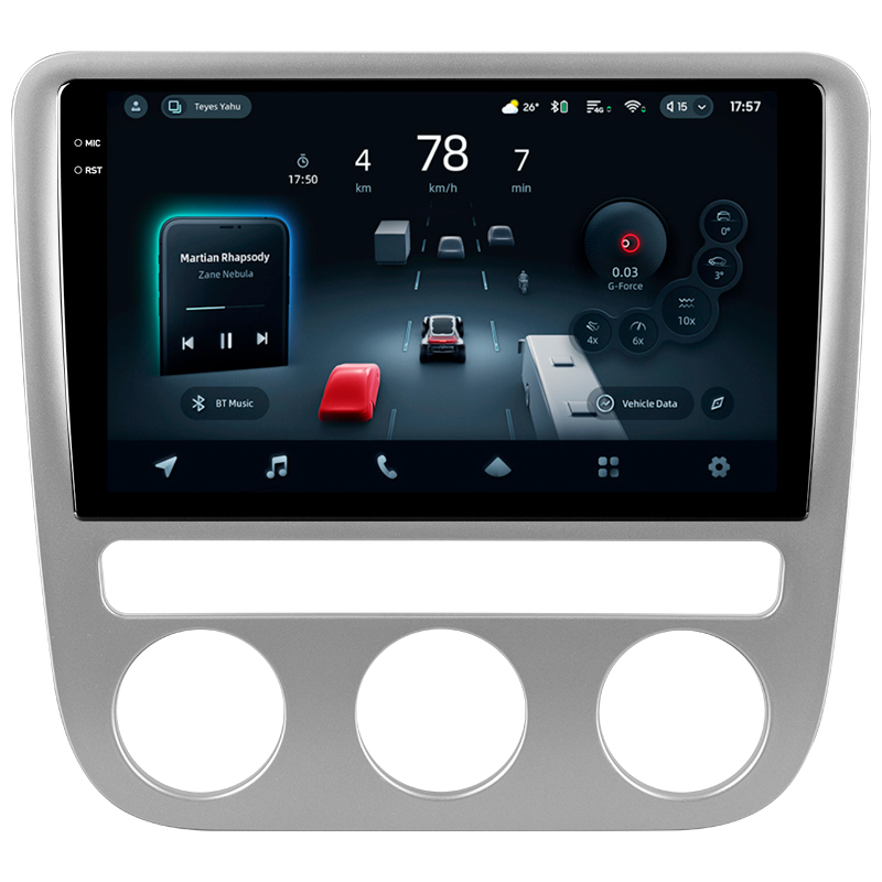 Android head unit Teyes CC4 Pro 12+256 Gb Volkswagen Scirocco 3 III Mk3 2008-2014 (F5) 9" 2k (L1)