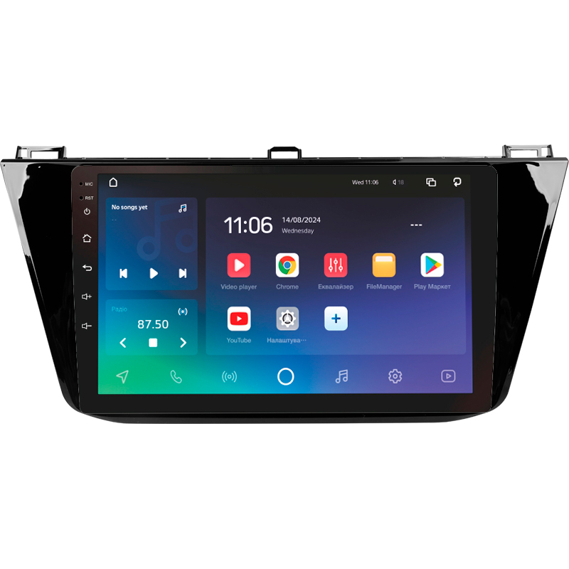 Android head unit SIGMA X10432 ANDROID 10 4+32 Gb 4G DSP Volkswagen Tiguan 2 Mk 2016-2022 (B) 10"