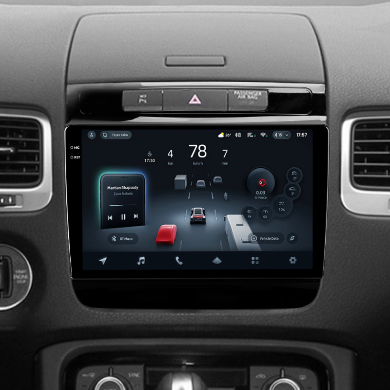 Android head unit Teyes CC4 Pro 12+256 Gb Volkswagen Touareg FL NF 2010-2018 (B) 9" 2k (L3)