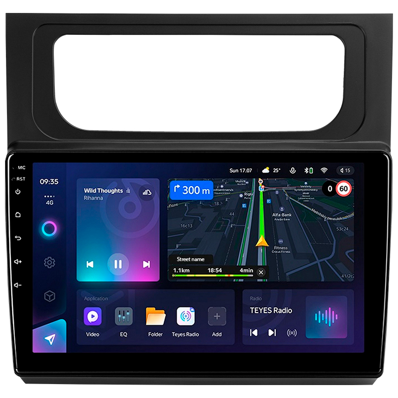 Android head unit Teyes CC3L 4+32 Gb Volkswagen Touran 2 1T 2010-2015 10"