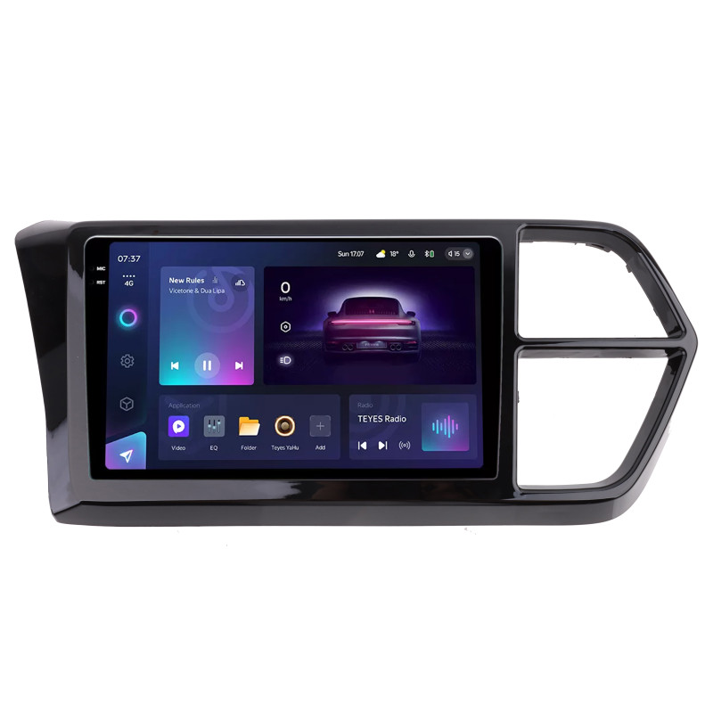 Android head unit Teyes CC3 6+128 Gb with 360° surround view° Volkswagen JETTA 2019-2022 UV Black 10" 2k