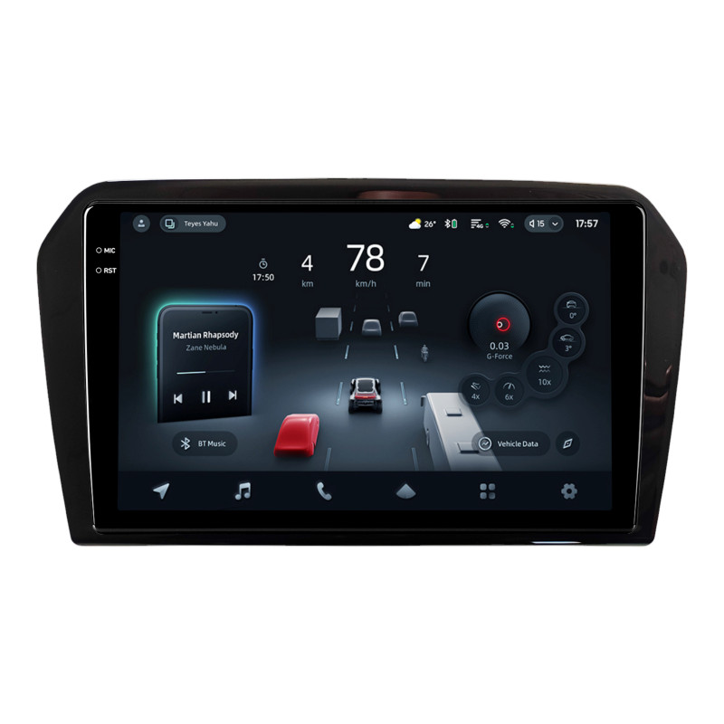 Android head unit Teyes CC4 Pro 12+256 Gb Volkswagen JETTA 2013-2017 UV Black 9" 2k