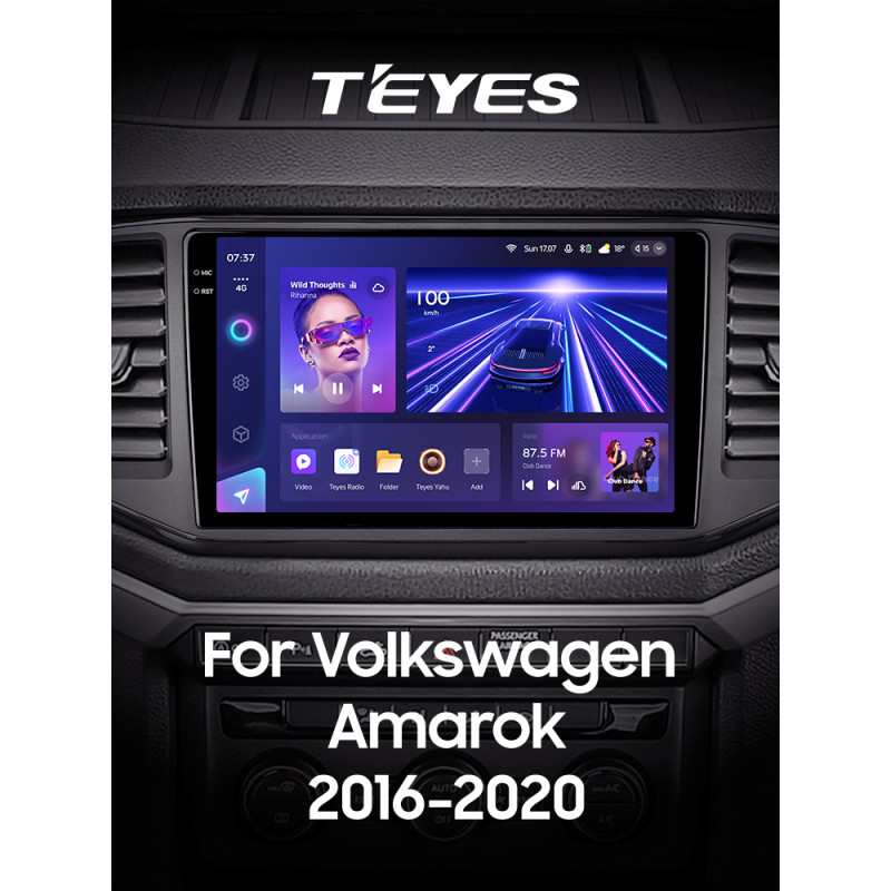 Android head unit Teyes CC3 6+128 Gb Volkswagen Amarok 1 2016-2020 9" 2k (L1)