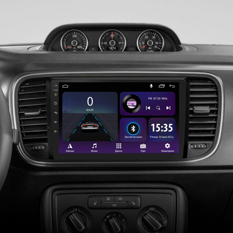 Android head unit SIGMA E9232 ANDROID 10 2+32 Gb Volkswagen Beetle A5 2011-2019 9"
