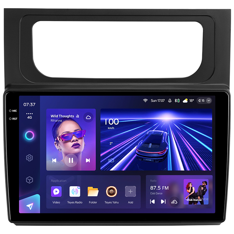 Android head unit Teyes CC3 6+128 Gb Volkswagen Touran 2 1T 2010-2015 10" 2k