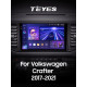 Equipo de radio original Teyes CC3 6+128 GB con pantalla panorámica 360° para Volkswagen Crafter 2017-2021, 10