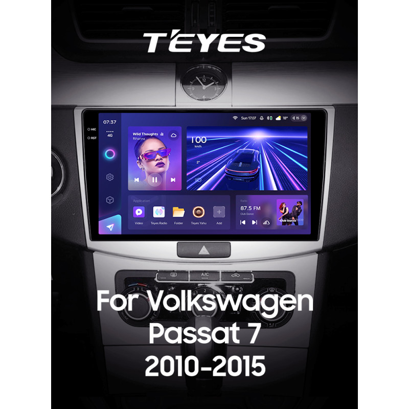 Festplatten-Multimediaanlage Teyes CC3 4+64 GB für Volkswagen Passat 7 (B7, 2010–2015), 10