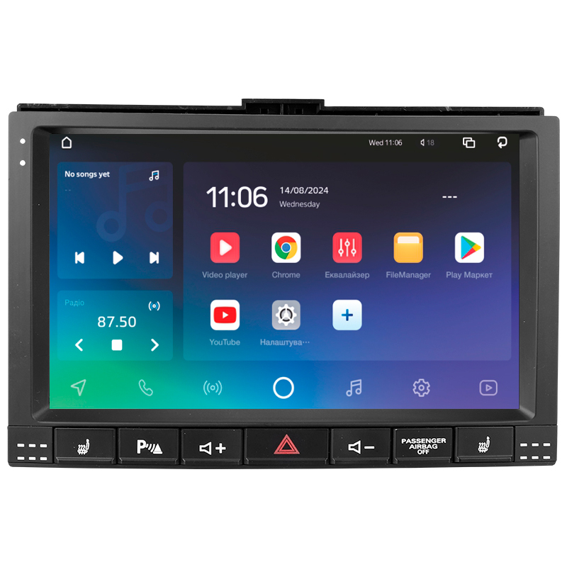 Android head unit SIGMA PRO 9464 ANDROID 10 4+64 Gb 4G DSP Volkswagen Touareg GP 2002-2010 (F2) 9" (L2)