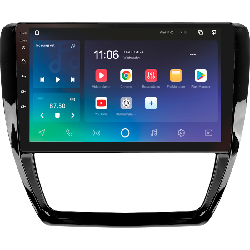 Android head unit SIGMA X10464 ANDROID 10 4+64 Gb 4G DSP Volkswagen Jetta 6 2011-2018 10"