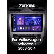 Android head unit Teyes CC3 4+64 Gb Volkswagen Scirocco 3 III Mk3 2008-2014 (F3) 9" 2k
