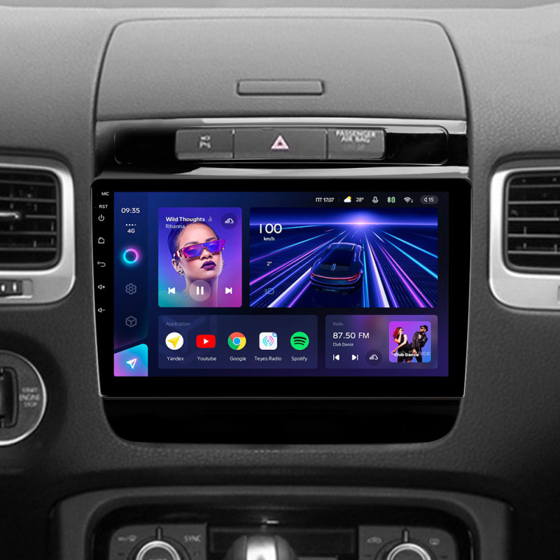 Android head unit Teyes CC3 4+32 Gb Volkswagen Touareg FL NF 2010-2018 (B) 9" (L3)