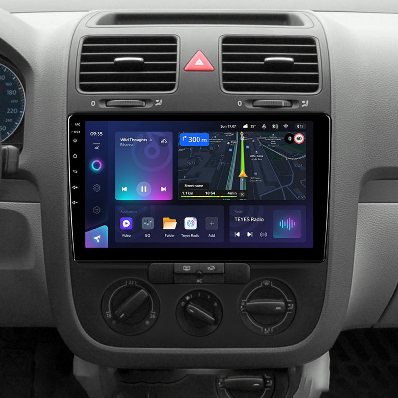 Android head unit Teyes CC3L 4+32 Gb Volkswagen Jetta 5 2005-2010 (F1) 10"