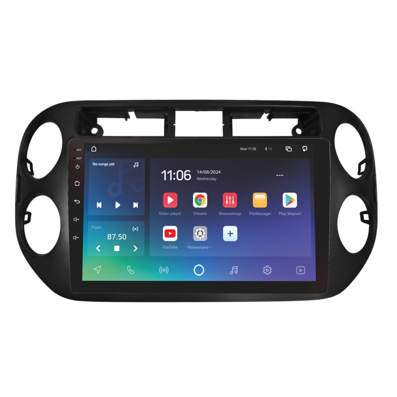 Android head unit SIGMA X9464 ANDROID 10 4+64 Gb 4G DSP Volkswagen Tiguan 1 NF 2006-2017 A1 9"