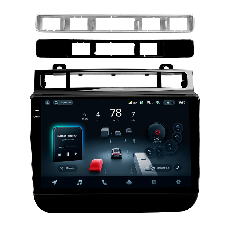 Android head unit Teyes CC4 Pro 8+128 Gb Volkswagen Touareg FL NF 2010-2018 (B) 9" 2k (L3)