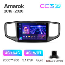 Android head unit Teyes CC3 4+64 Gb Volkswagen Amarok 1 2016-2020 9" 2k (L1)