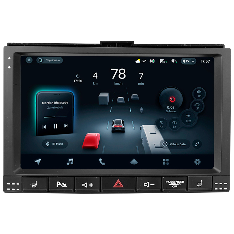 Android head unit Teyes CC4 Pro 8+128 Gb Volkswagen Touareg GP 2002-2010 (F2) 9" 2k (L3)