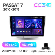 Festplatten-Multimediaanlage Teyes CC3 4+64 GB für Volkswagen Passat 7 (B7, 2010–2015), 10