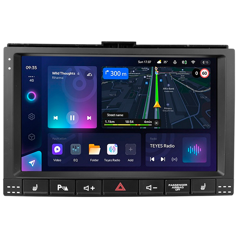 Android head unit Teyes CC3L 4+32 Gb Volkswagen Touareg GP 2002-2010 (F2) 9" (L3)