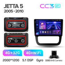 Magazynofon Teyes CC3 4+32 GB Volkswagen Jetta 5 2005-2010 (F3) 10