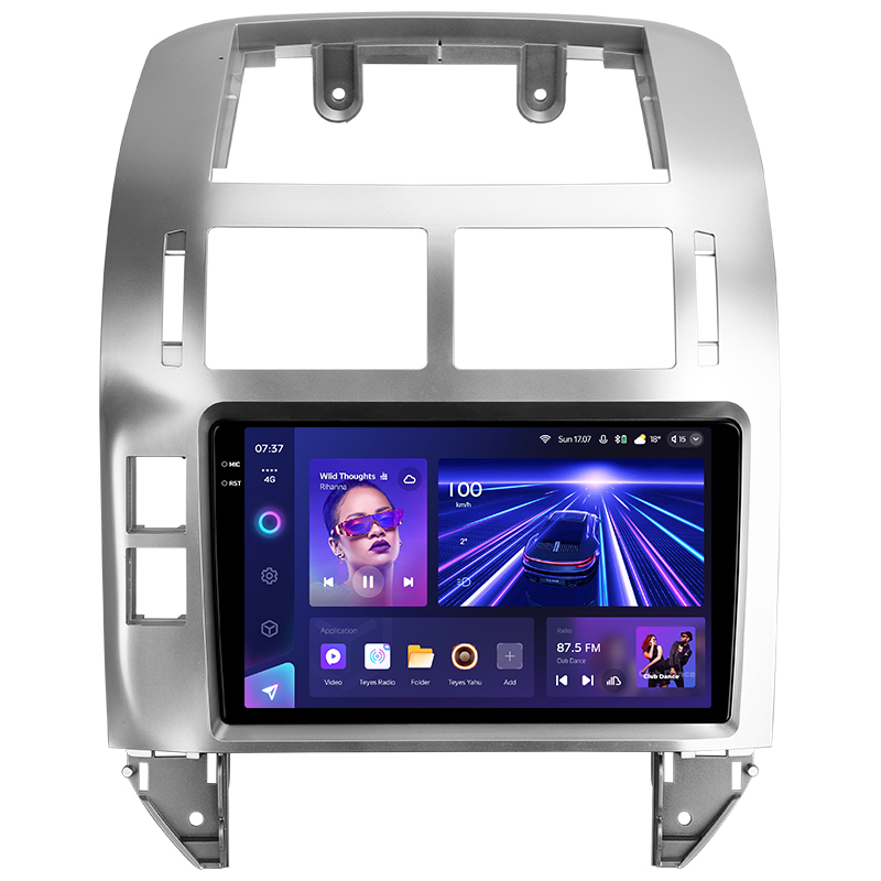 Android head unit Teyes CC3 4+32 Gb Volkswagen Polo Mk4 IV 4 (F2) 2001-2009 9" 2k
