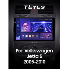 Android head unit Teyes CC3 6+128 Gb with 360° surround view° Volkswagen Jetta 5 2005-2010 (F1) 10" 2k