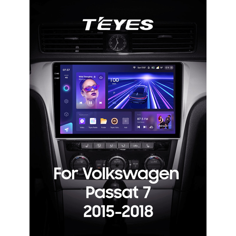 Equipo de radio original Teyes CC3 4+64 GB Volkswagen Passat 7 B7 NMS (2015-2018) (F2) 10