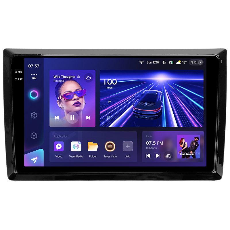 Android head unit Teyes CC3 6+128 Gb with 360° surround view° Volkswagen Beetle A5 2011-2019 9" 2k