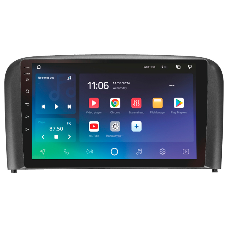 Estación de radio magneto SIGMA PRO 9432 ANDROID 10 4+32 Gb 4G DSP Volvo S80 1 (1998-2006) 9