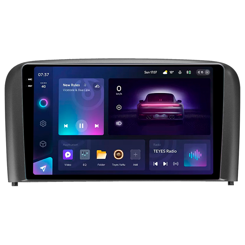 Android head unit Teyes CC3 4+32 Gb Volvo S80 1 1998-2006 9" 2k (L2)
